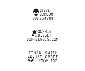 Textile Clothing Stamps