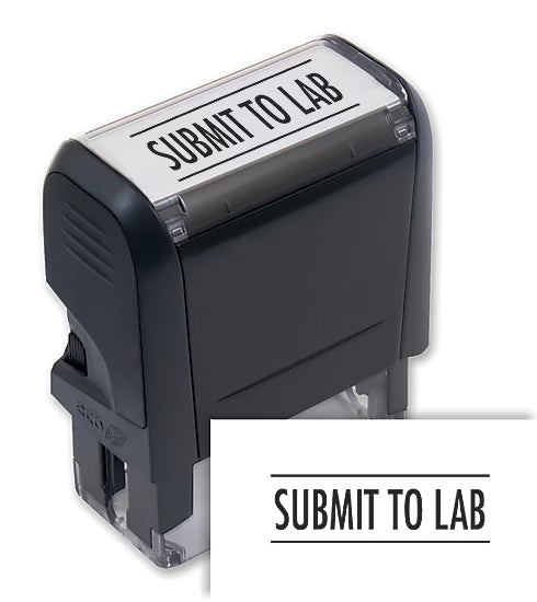 Submit To Lab Stamp - Self Inking