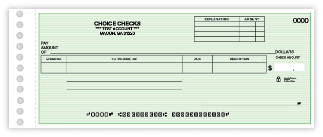 Compact General Expense Check