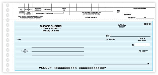 Topwrite Payroll Check