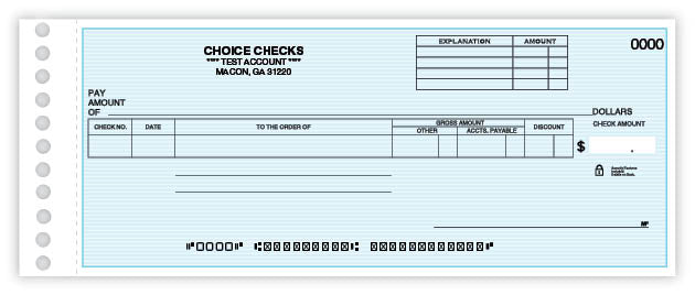 Accounts Payable Check