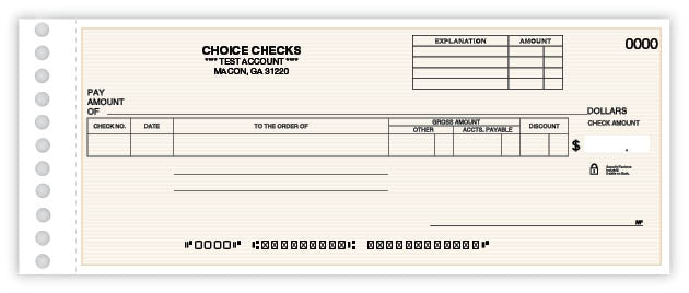 Accounts Payable Check