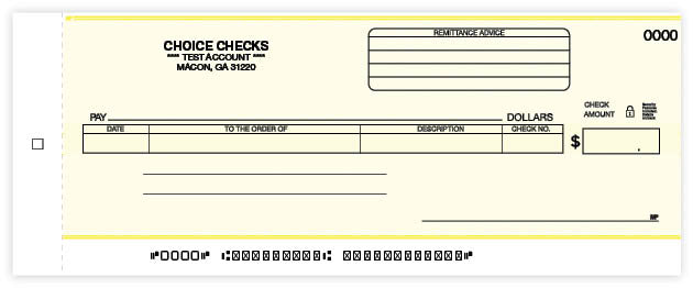Compact General Disbursement Center Check-1 Part