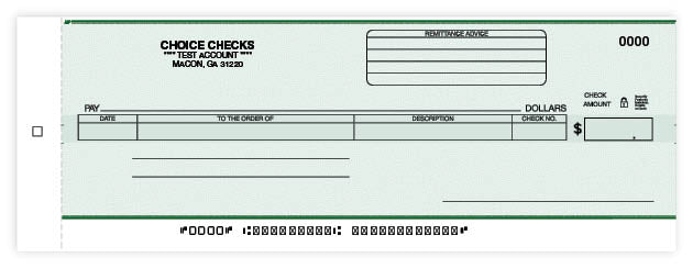 Cash Disbursement Center Check-2 Part