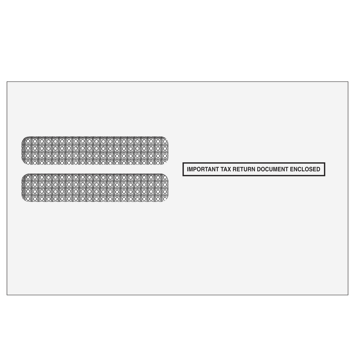 Alternate 4up W-2 Double Window Envelopes - Quadrant (Moisture Seal)