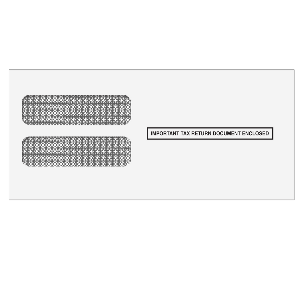 3up W2 Double Window Envelope (Self Seal)