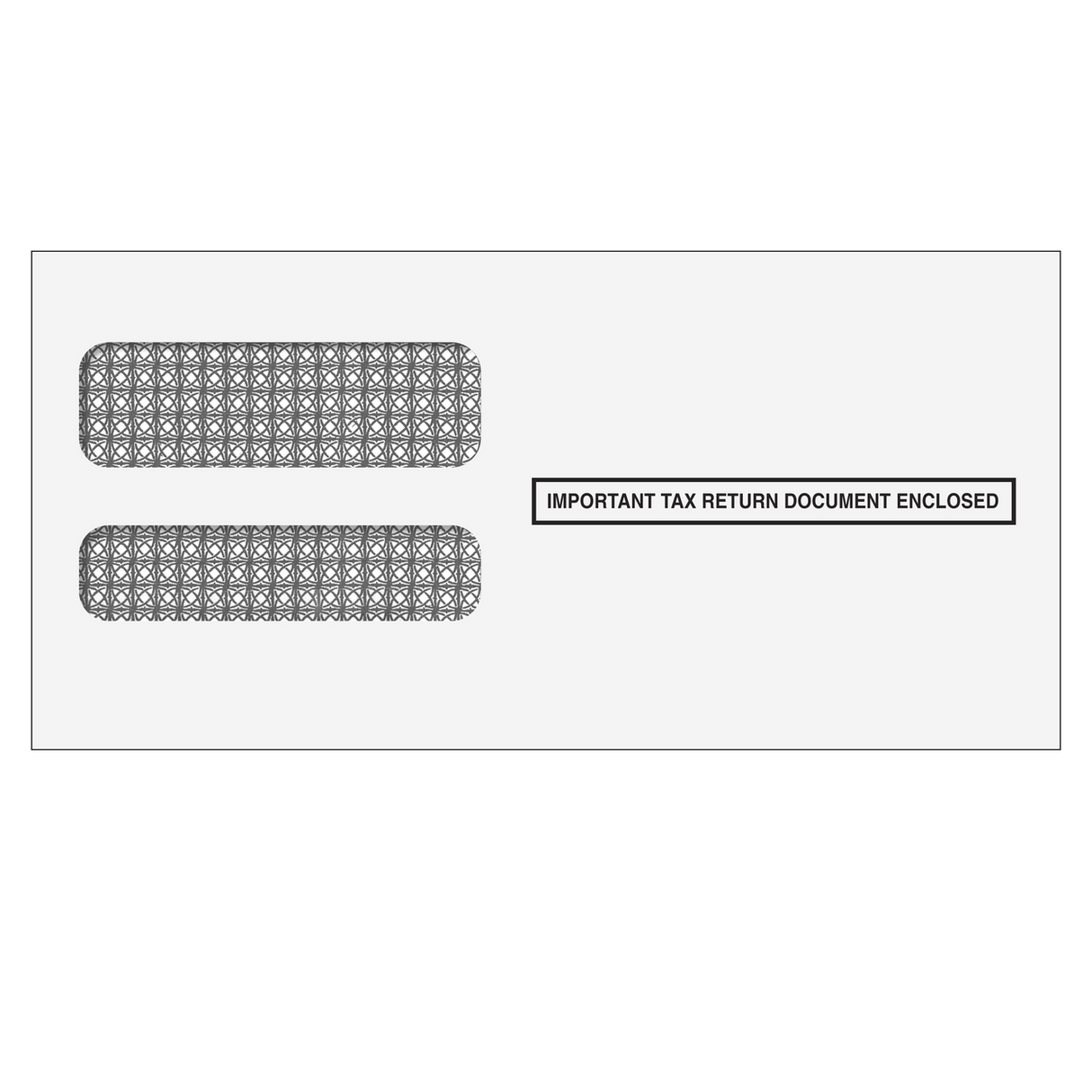 3up W-2 Double Window Envelopes (Self Seal)