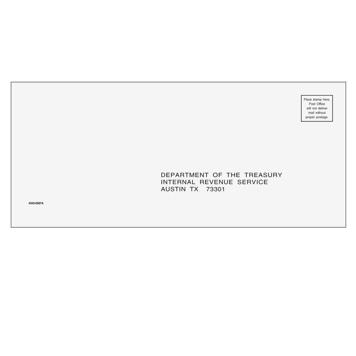 1040 All Returns Envelope - Austin, TX