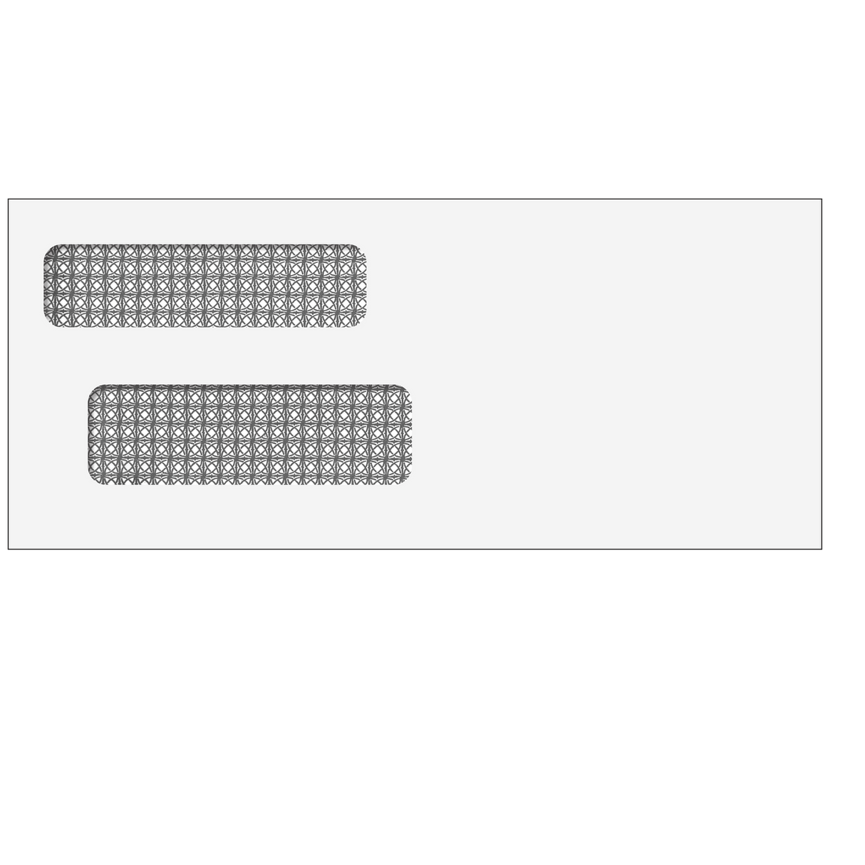 #9 Double Window Envelope (Moisture Seal)