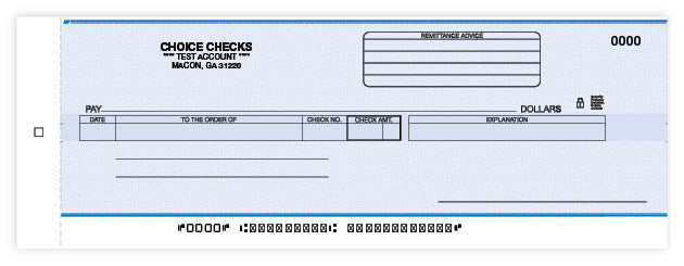 Cash Disbursement Center Check-2 Part