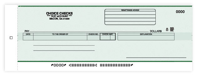 Cash Disbursement Center Check-1 Part
