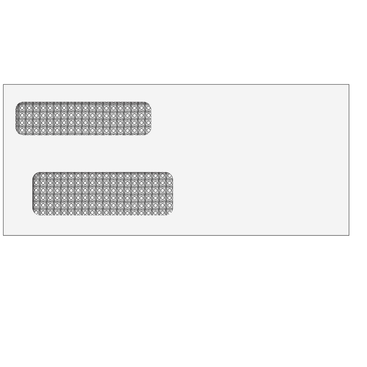 #9 Double Window Envelope (Moisture Seal)