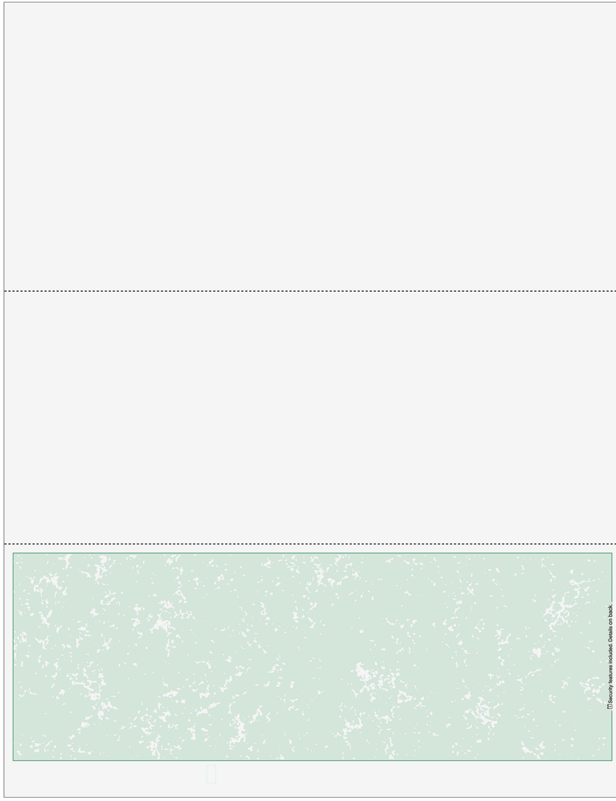 Marble Blank Business Checks on Bottom - Better Security