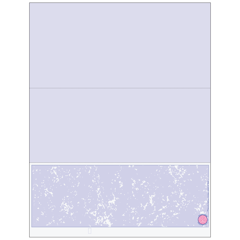 Marble Blank Business Checks on Bottom - Better Security