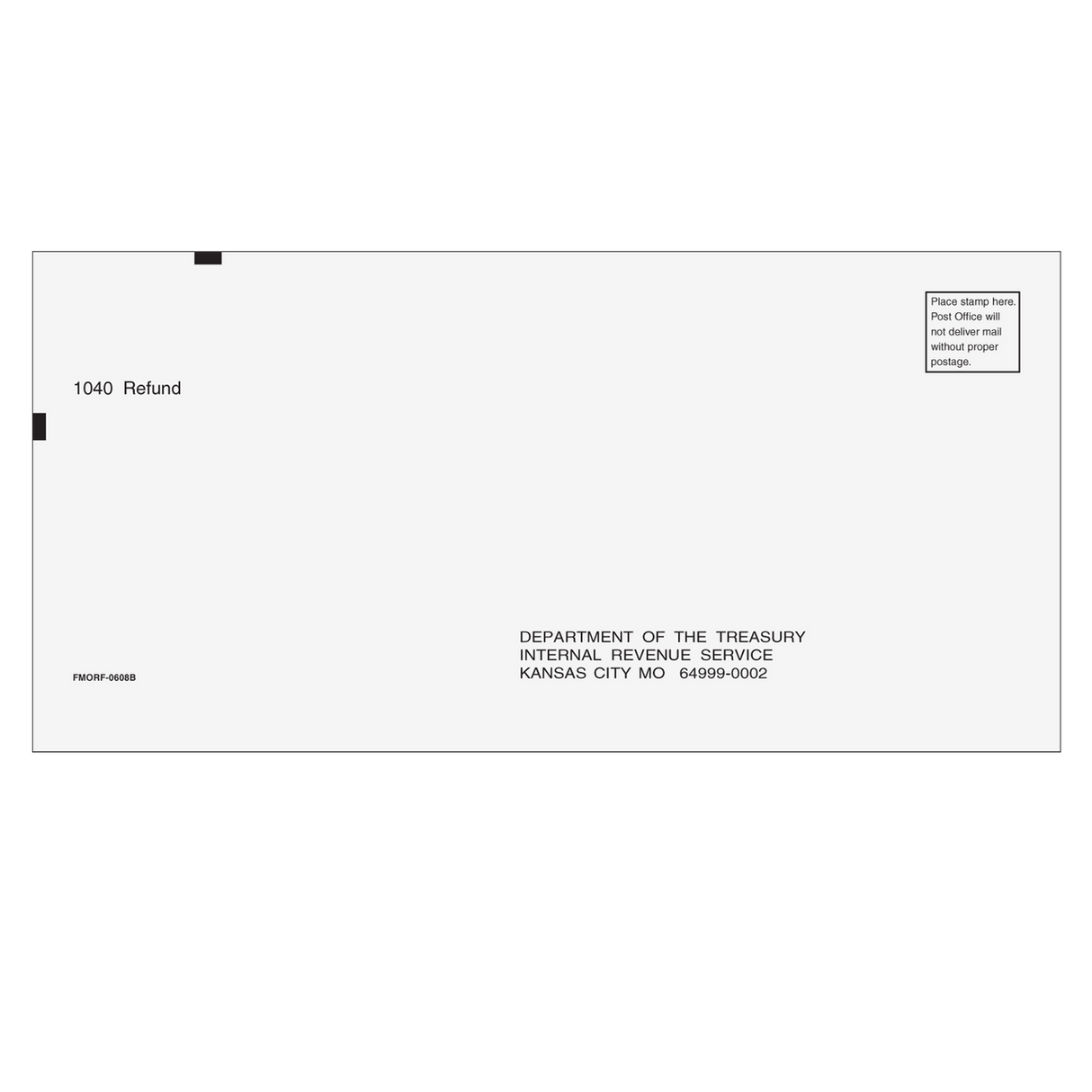 1040 Refund Envelope - Kansas City, MO