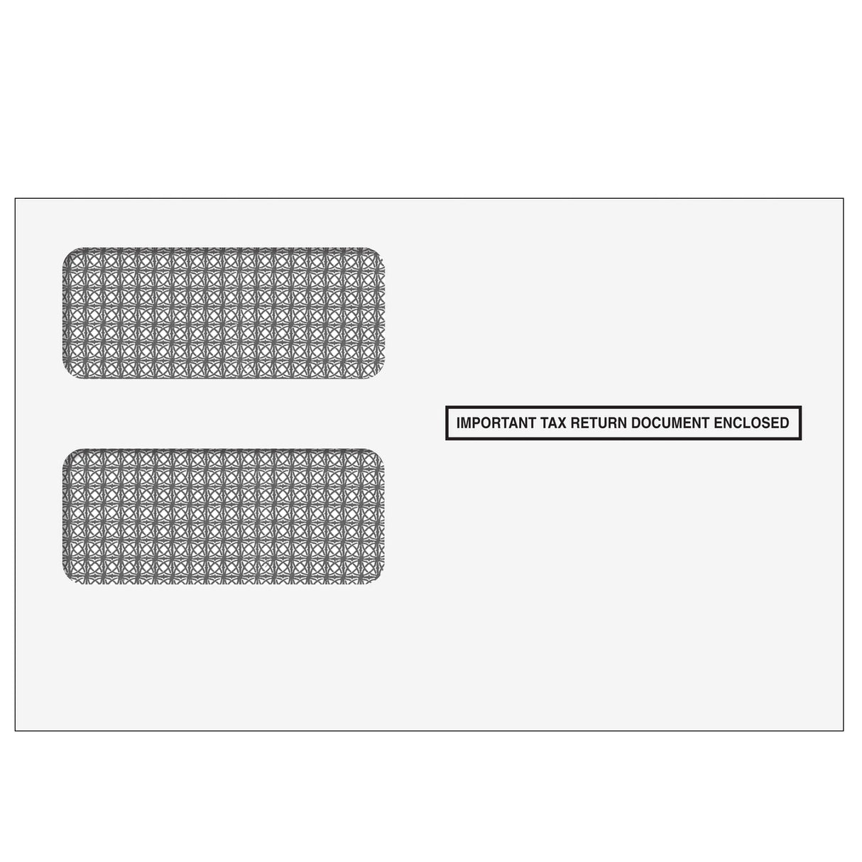 2up 1099 Double Window Envelope (Self Seal)