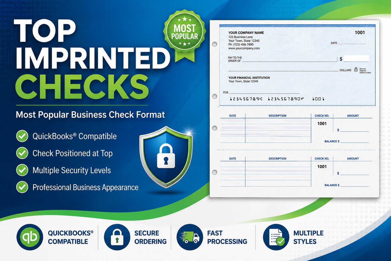 Top Imprinted Checks