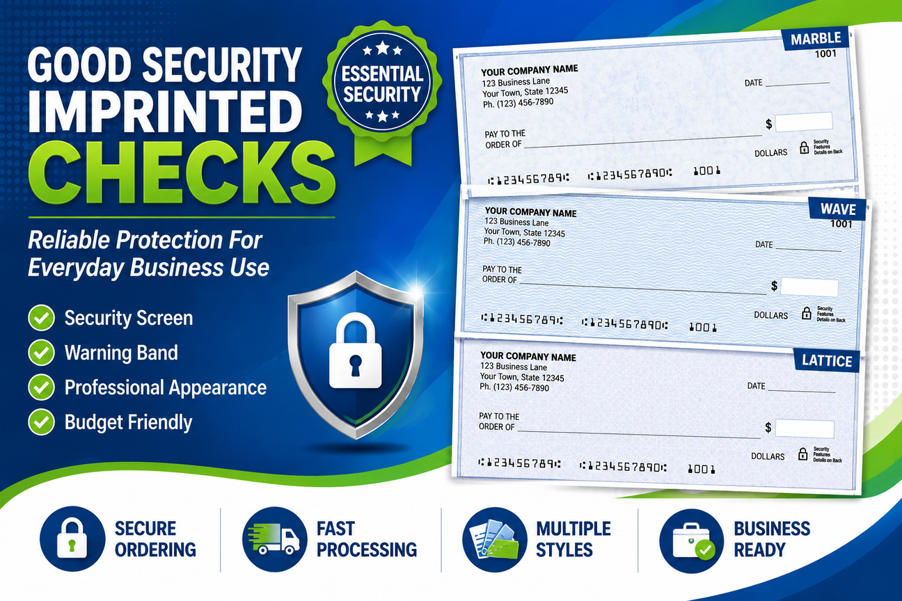 Good Security Imprinted Checks