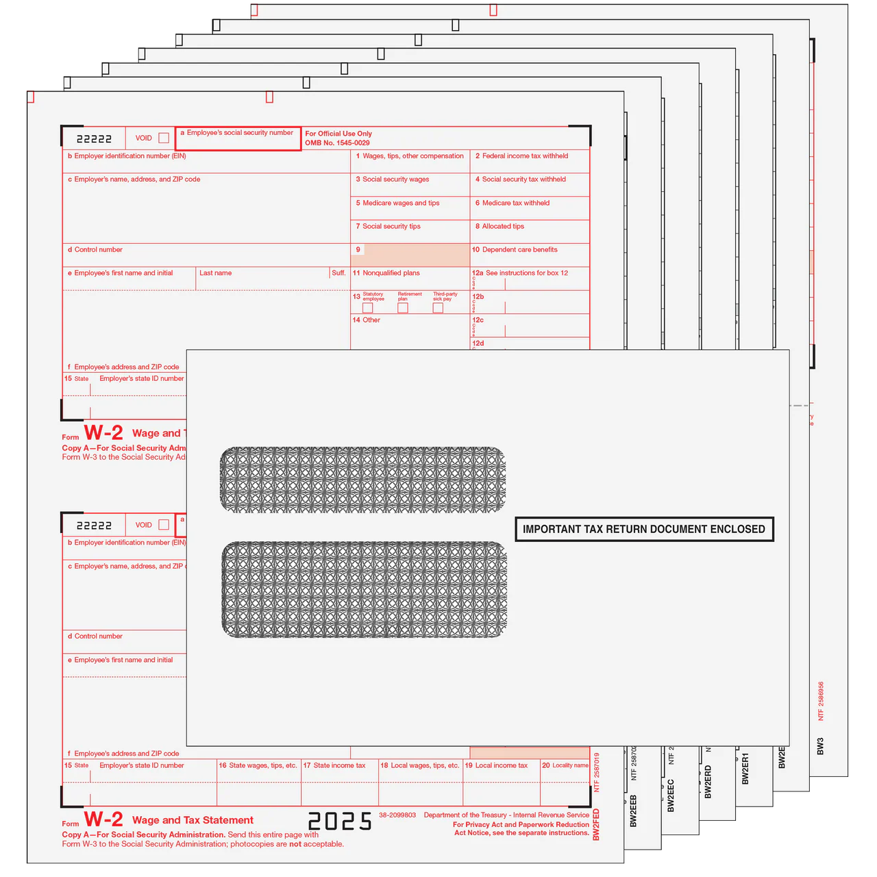 W-2 Forms Kits and Sets