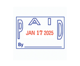 Heavy Duty Dater Stamps Paid