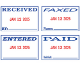 Heavy Duty Dater Stamps - 4 in One