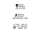 Textile Clothing Stamps