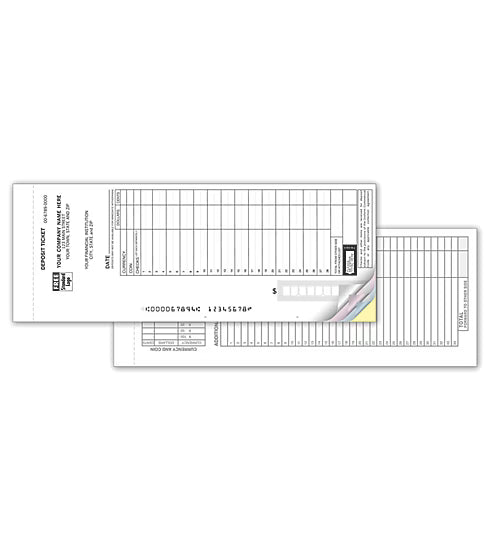 Loose Deposit Ticket Sets - Maximum Entry Format - 2 Part, Free Shipping