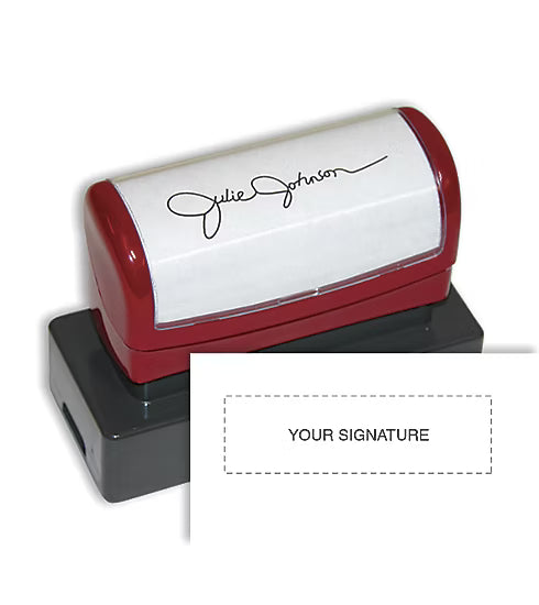 Signature Stamp - Pre-Inked
