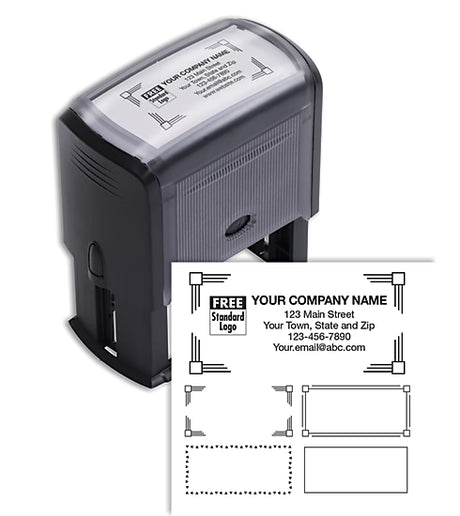 Self-Inking Name and Address Stamp - 6 Lines
