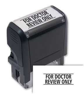 For Doctor Review Only Stamp - Self Inking