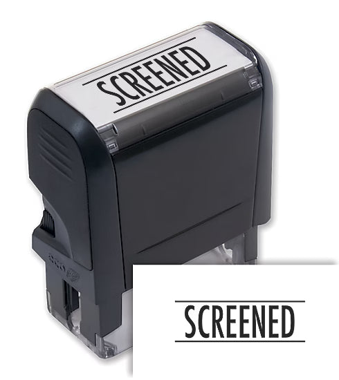Screened Stamp - Self Inking

