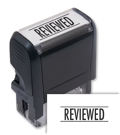 Reviewed Stamp - Self Inking