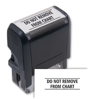 Do Not Remove From Chart Stamp - Self Inking