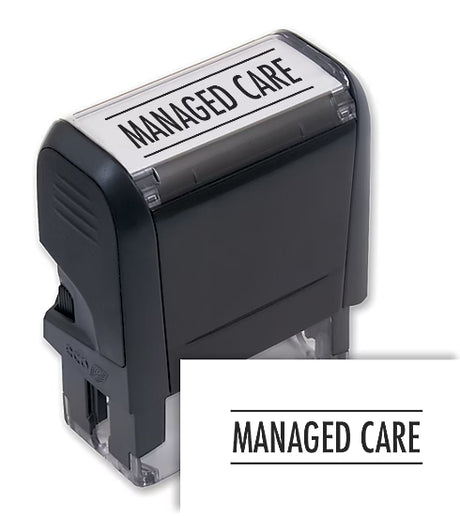 Managed Care Stamp - Self Inking
