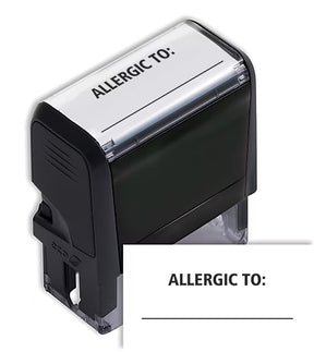 Allergic to: Stamp - Self Inking

