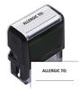 Allergic to: Stamp - Self Inking
