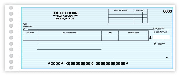 Compact General Expense Check