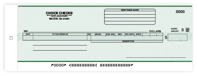Payroll/General Disbursement Center Check-1 Part