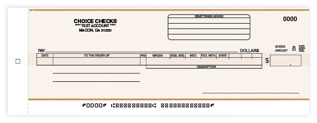 Payroll/General Disbursement Center Check-1 Part