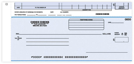 Payroll/General Disbursement Top Check