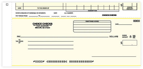 Payroll/General Disbursement Top Check