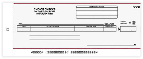 Compact General Disbursement Center Check-2 Part