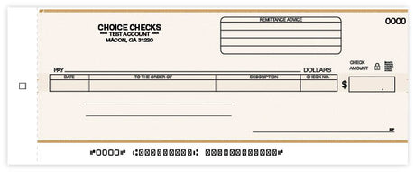 Compact General Disbursement Center Check-1 Part