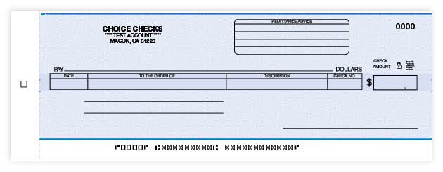 Cash Disbursement Center Check-2 Part