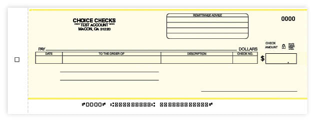 Cash Disbursement Center Check-2 Part