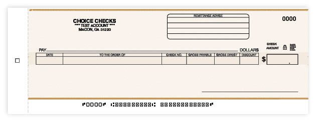 A/P Center Check - Carbon