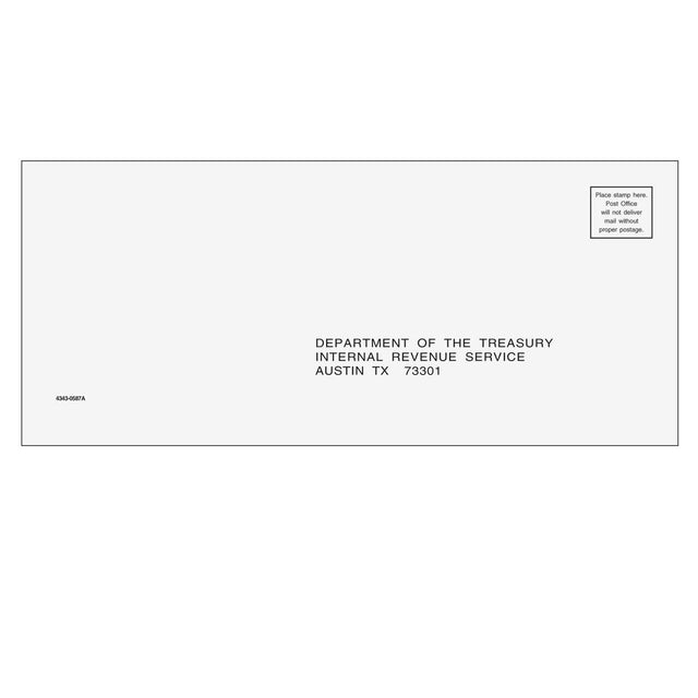 1040 All Returns Envelope - Austin, TX