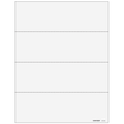 4up Blank W-2 Form - Horizontal (with Employee Instructions)