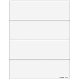4up Blank W-2 Form - Horizontal (with Employee Instructions)