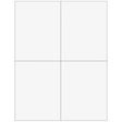 4up Blank W-2 Form - Quadrants (with Employee Instructions) -500 Qty